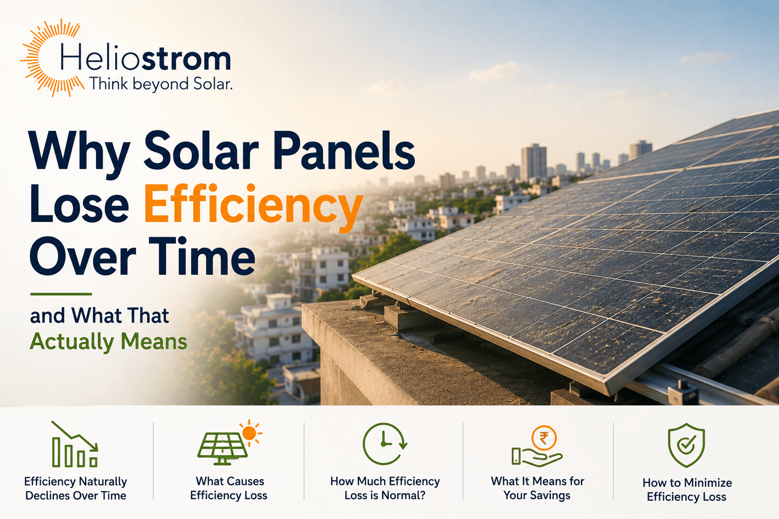 Why Solar Panels Lose Efficiency Over Time and What That Actually Means