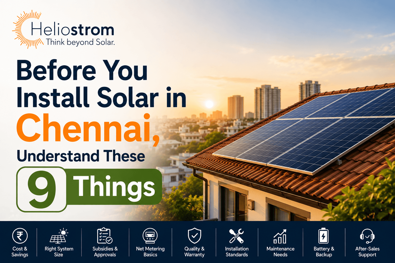 Before You Install Solar in Chennai, Understand These 9 Things