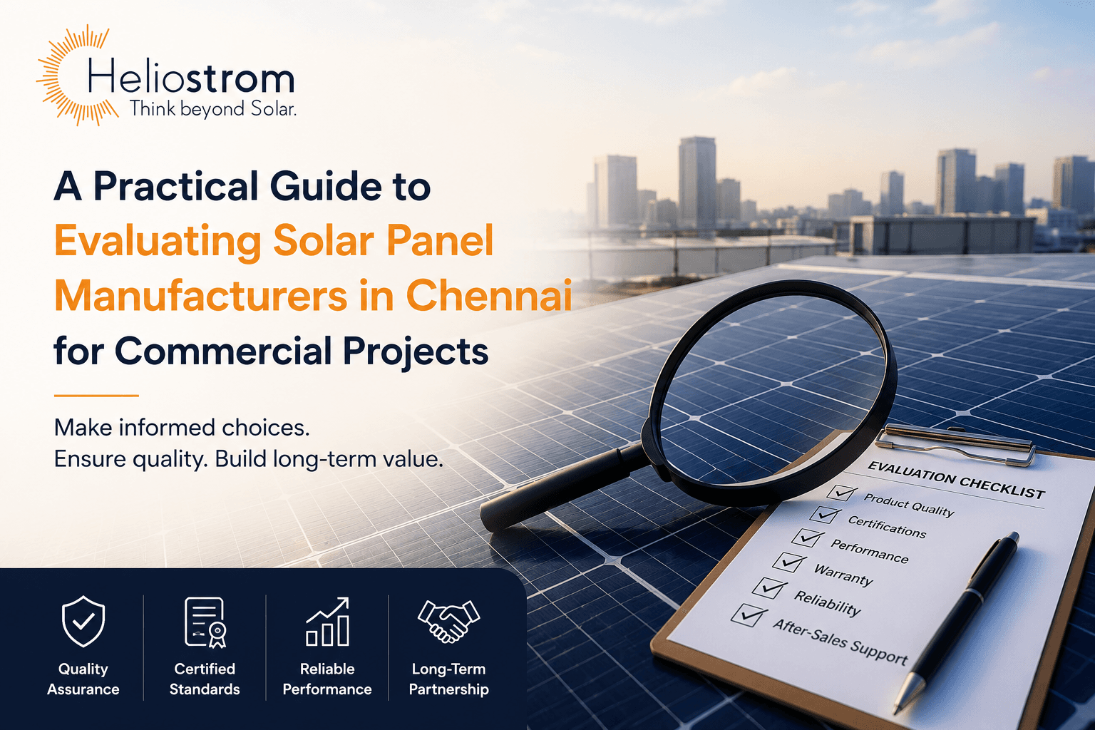A Practical Guide to Evaluating Solar Panel Manufacturers in Chennai for Commercial Projects