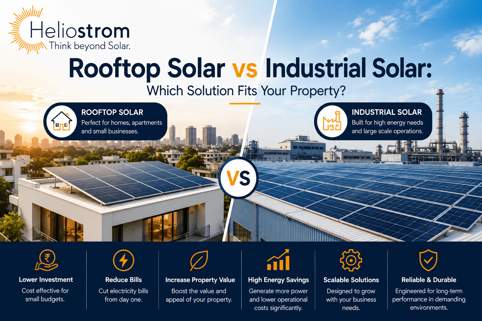 Rooftop Solar vs Industrial Solar: Which Solution Fits Your Property?