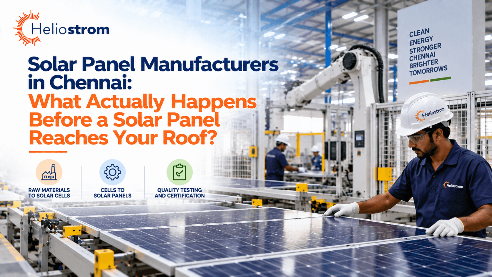 Solar Panel Manufacturers in Chennai: What Actually Happens Before a Solar Panel Reaches Your Roof?