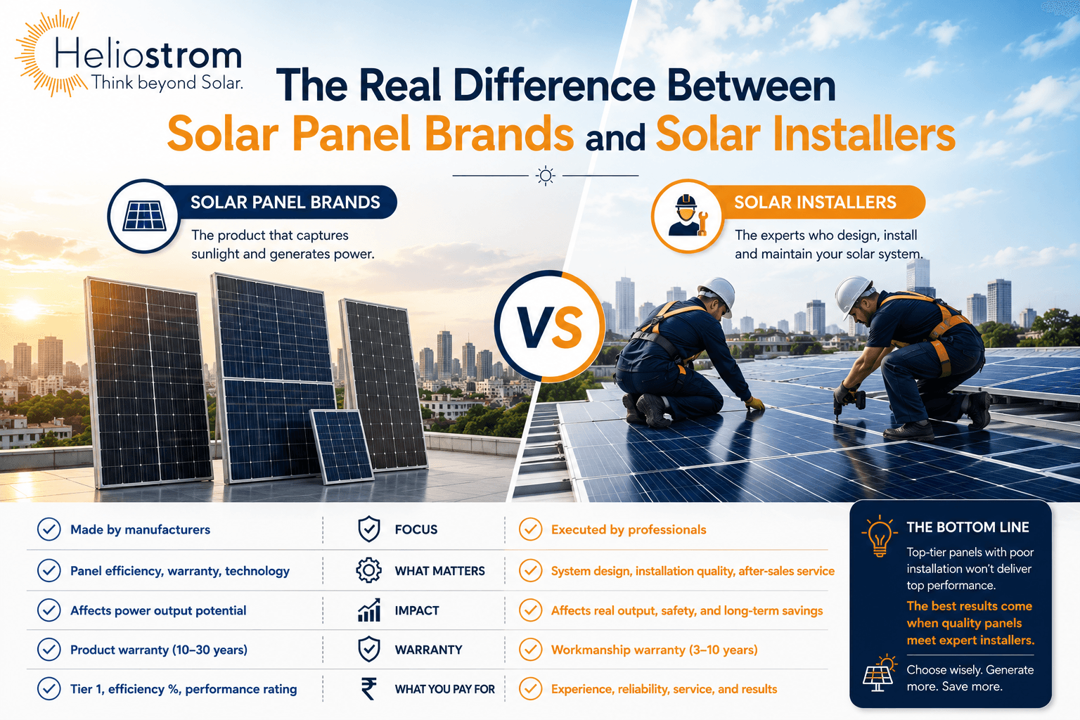 The Real Difference Between Solar Panel Brands and Solar Installers