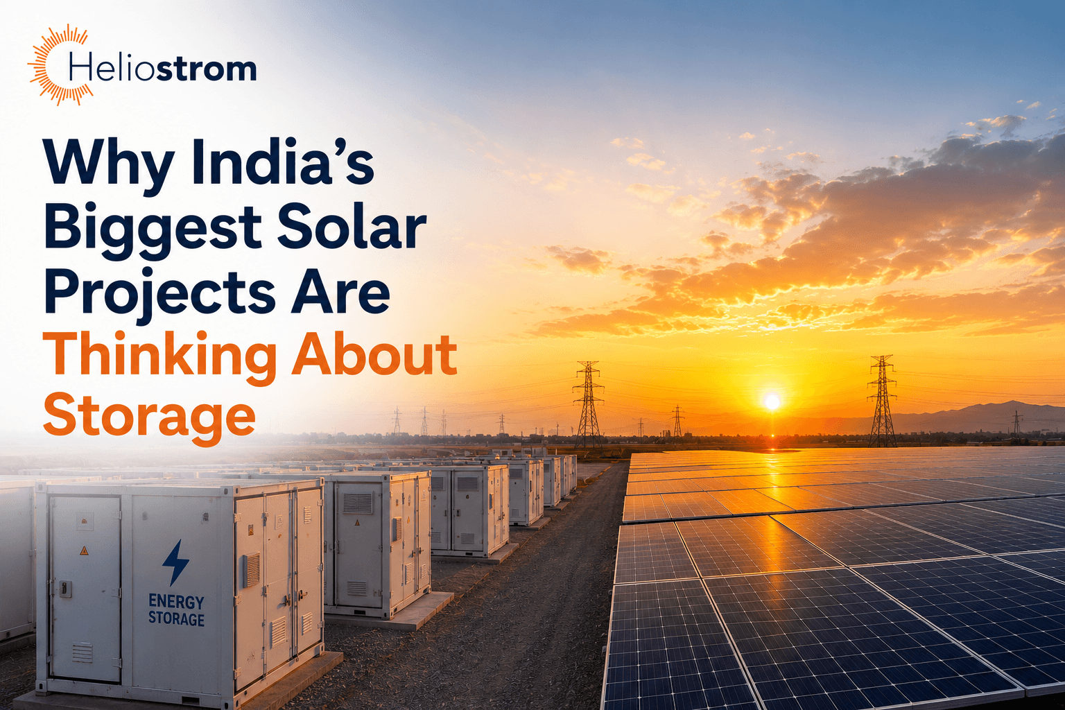 Why India's Biggest Solar Projects Are Thinking About Storage
