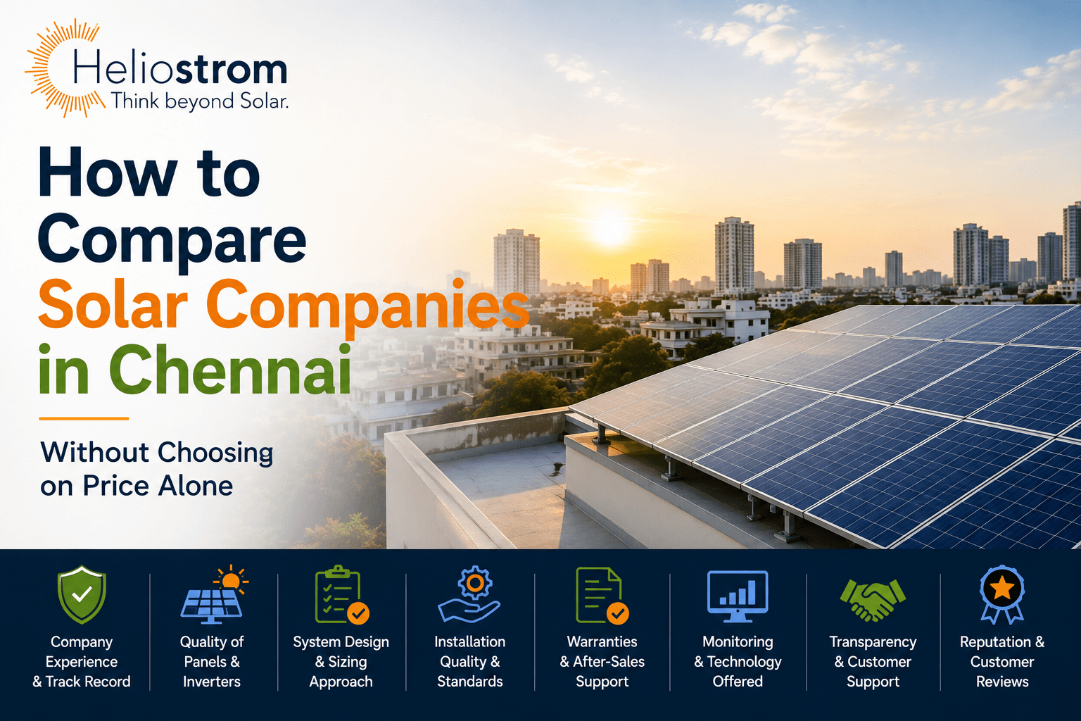 How to Compare Solar Companies in Chennai Without Choosing on Price Alone