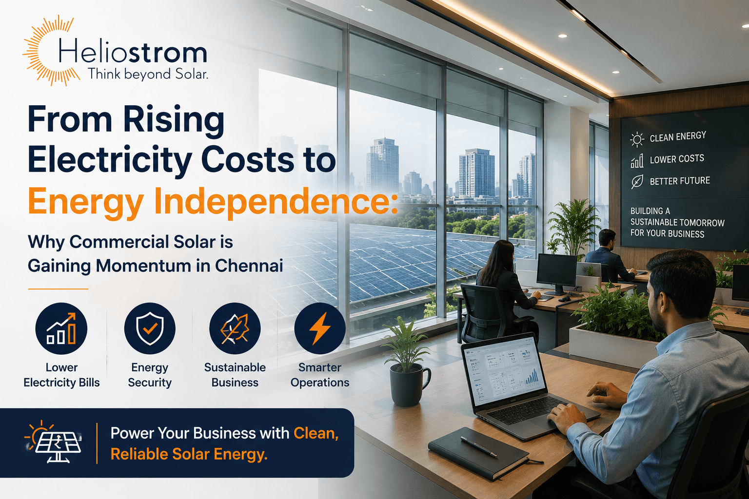 From Rising Electricity Costs to Energy Independence: Why Commercial Solar Is Gaining Momentum in Chennai