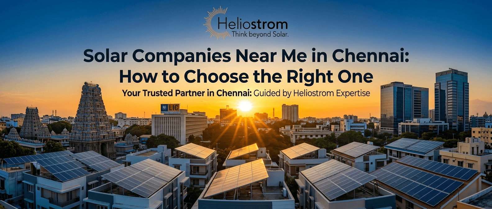 Solar Companies Near Me in Chennai: How to Choose the Right One