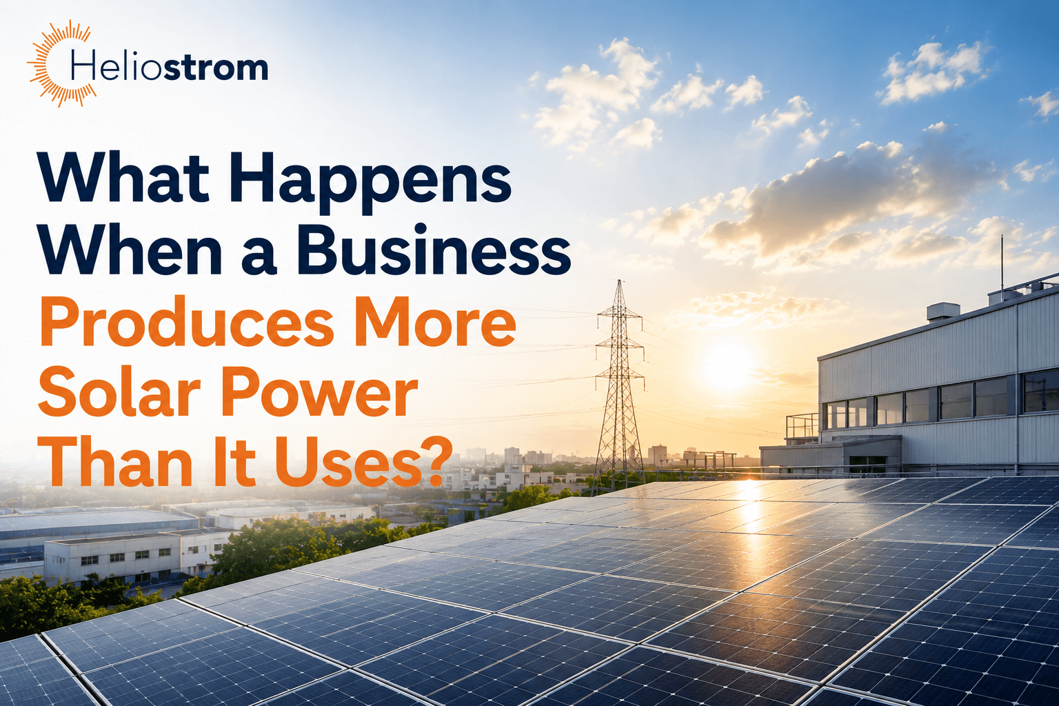 What Happens When a Business Produces More Solar Power Than It Uses?