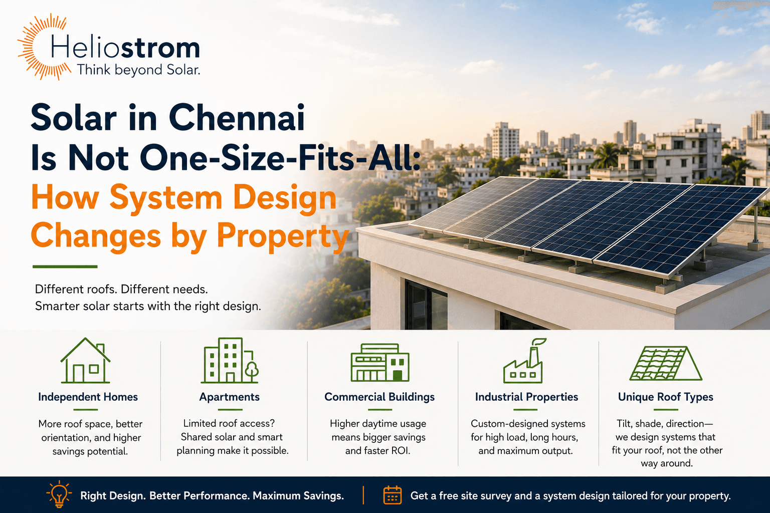 Solar in Chennai Is Not One-Size-Fits-All: How System Design Changes by Property