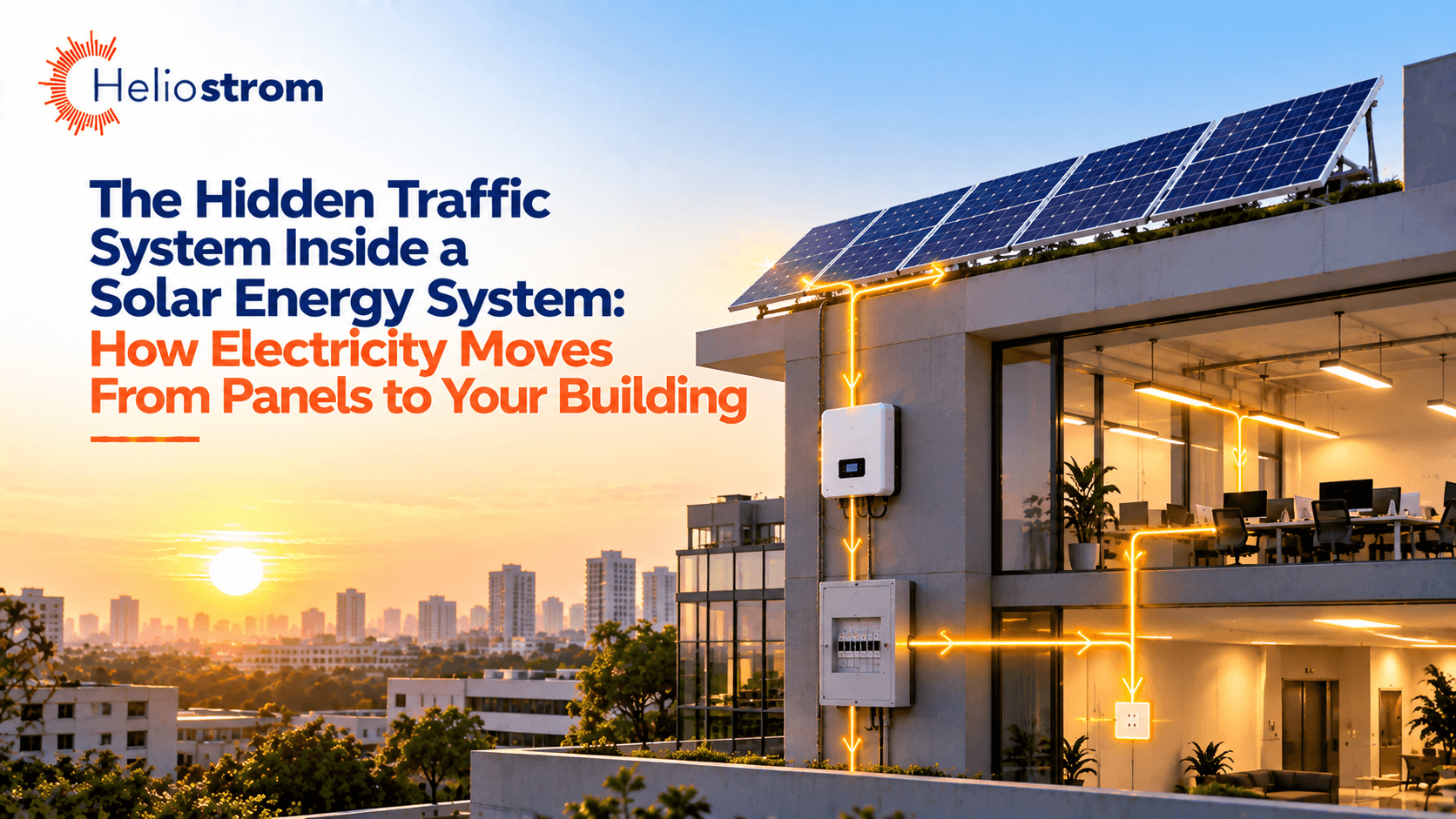 The Hidden Traffic System Inside a Solar Energy System: How Electricity Moves From Panels to Your Building