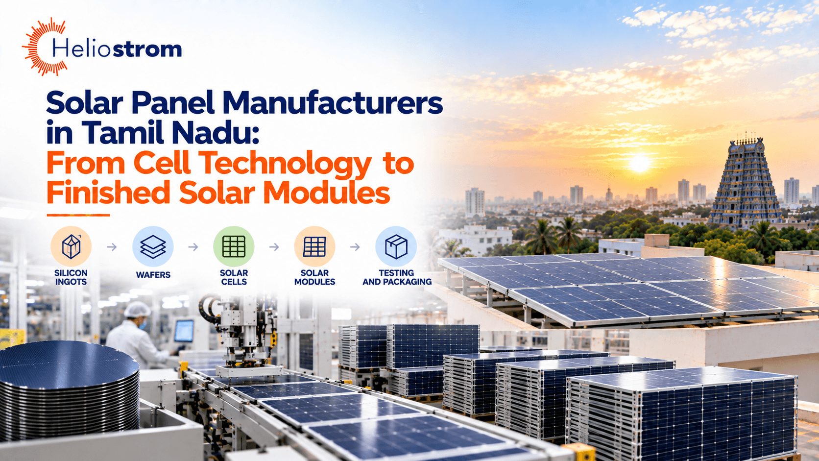 Solar Panel Manufacturers in Tamil Nadu: From Cell Technology to Finished Solar Modules