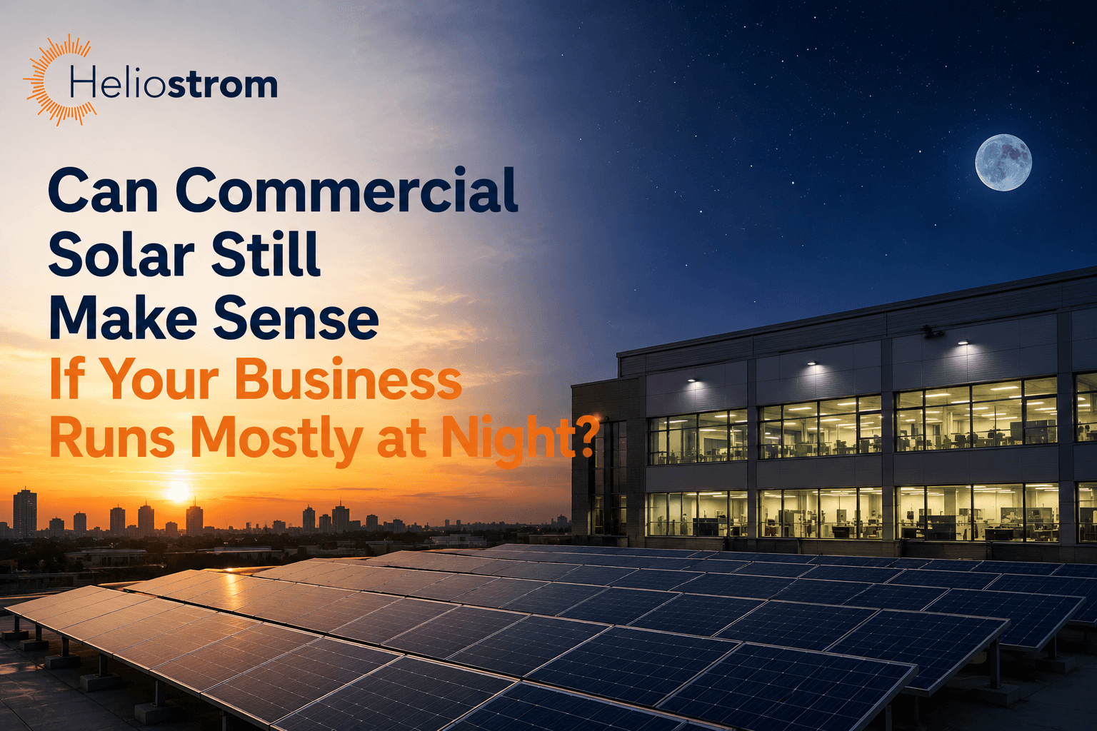 Can Commercial Solar Still Make Sense If Your Business Runs Mostly at Night?