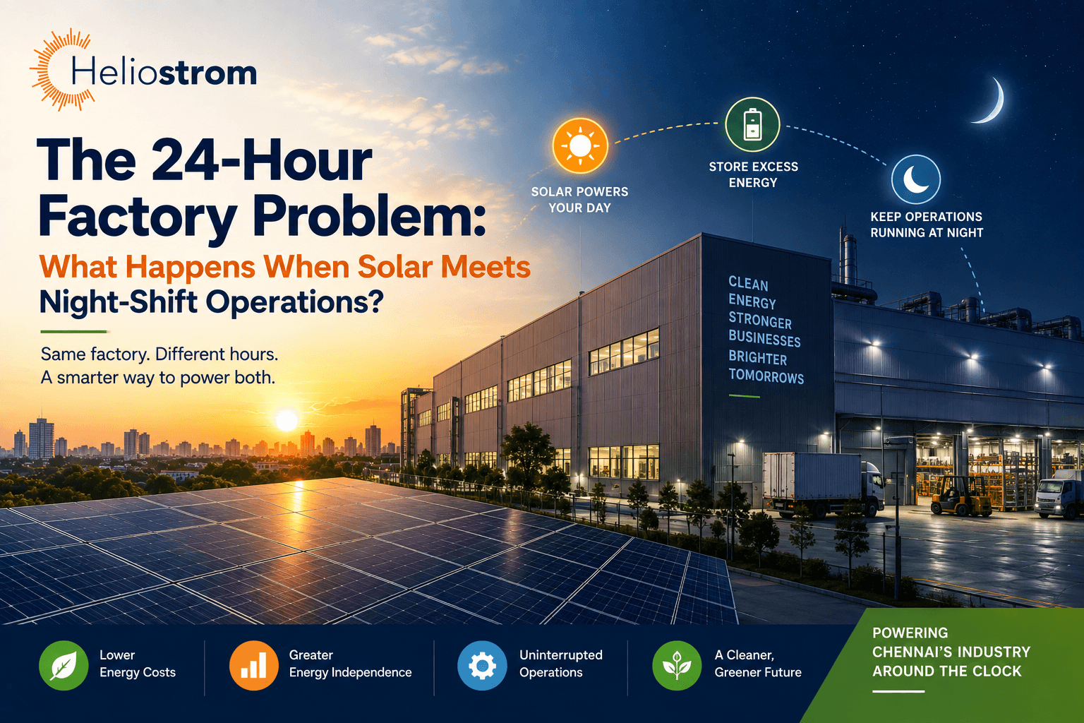 The 24-Hour Factory Problem: What Happens When Solar Meets Night-Shift Operations?
